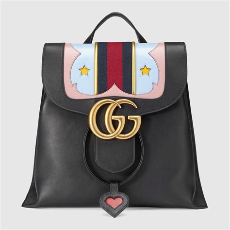 gucci lion trap|gucci marmont leather backpack.